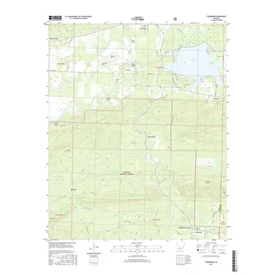 2017 Map of Thornburg, 2017 Print