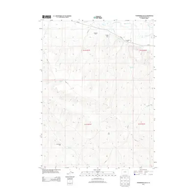 2013 Map of Thornburgh Gulch, 2013 Print