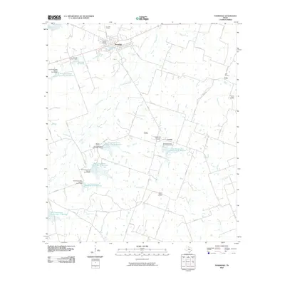 2010 Map of Thorndale, 2010 Print
