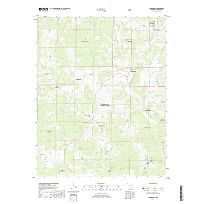 2017 Map of Thornfield, 2017 Print