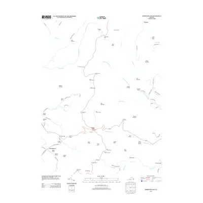2013 Map of Thornton Gap, 2013 Print