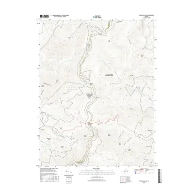 2016 Map of Thornton Gap, 2016 Print