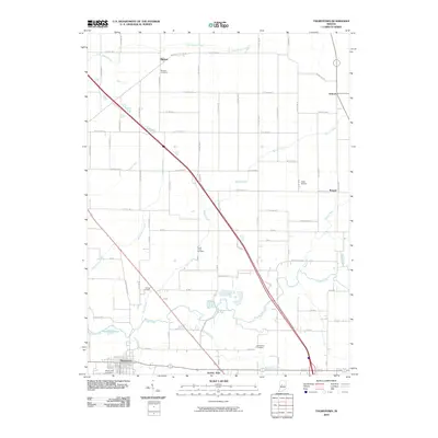 2010 Map of Thorntown, 2010 Print