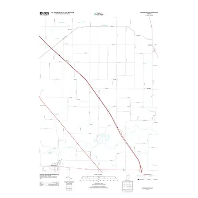 2013 Map of Thorntown, 2013 Print