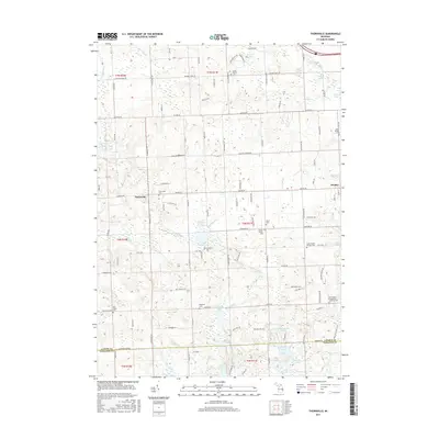 2017 Map of Thornville, 2017 Print