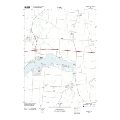 2010 Map of Thornville, 2010 Print