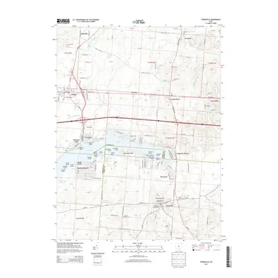 2013 Map of Thornville, 2013 Print