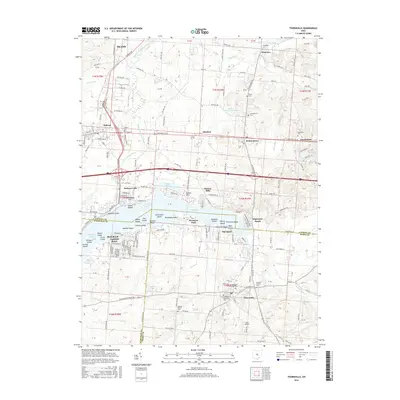 2016 Map of Thornville, 2016 Print