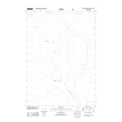 2012 Map of Thorofare Plateau, 2012 Print