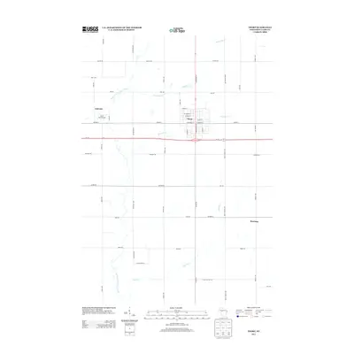 2013 Map of Thorp, 2013 Print