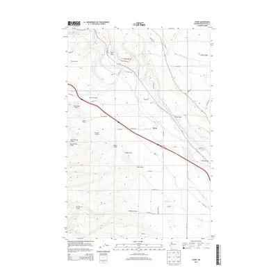 2014 Map of Thorp, 2014 Print