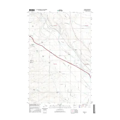 2017 Map of Thorp, 2017 Print
