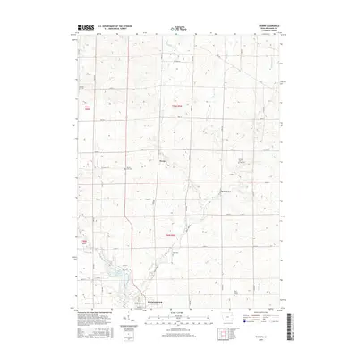 2015 Map of Thorpe, 2015 Print