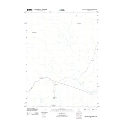 2011 Map of Thousand Creek Gorge, 2011 Print