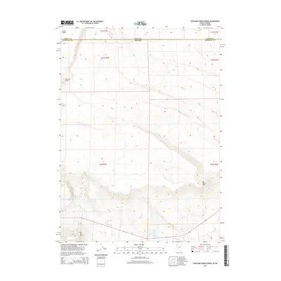 2015 Map of Thousand Creek Spring, 2015 Print