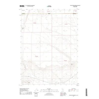 2018 Map of Thousand Creek Spring, 2018 Print