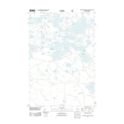 2011 Map of Thousand Island Lake, 2011 Print