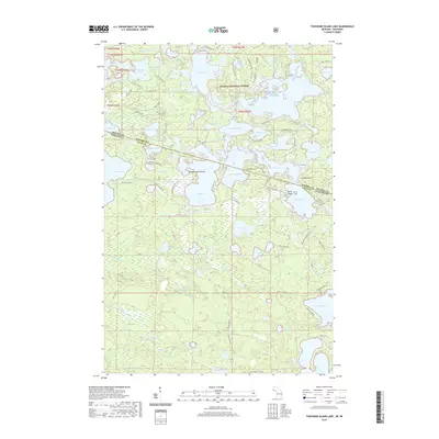 2019 Map of Thousand Island Lake, 2019 Print
