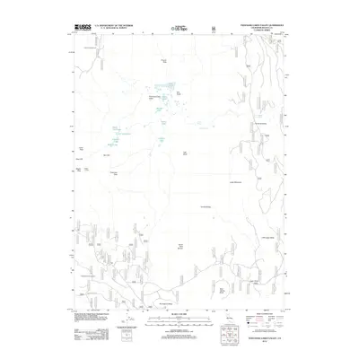 2012 Map of Thousand Lakes Valley, 2012 Print