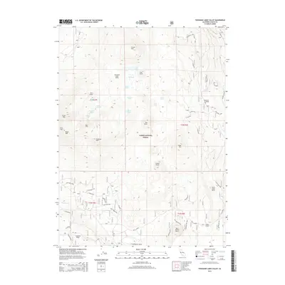 2015 Map of Thousand Lakes Valley, 2015 Print