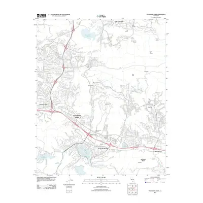 2012 Map of Thousand Oaks, 2012 Print