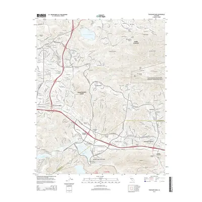 2015 Map of Thousand Oaks, 2015 Print