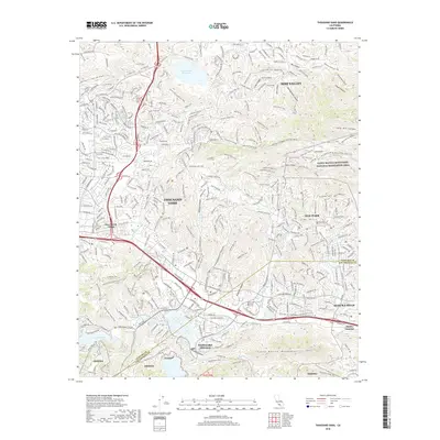 2018 Map of Thousand Oaks, 2018 Print