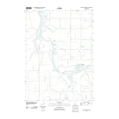 2010 Map of Thousand Springs, 2010 Print