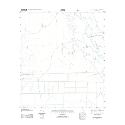 2012 Map of Thousand Yard Bay, 2012 Print