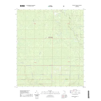 2021 Map of Thousand Yard Bay, 2021 Print