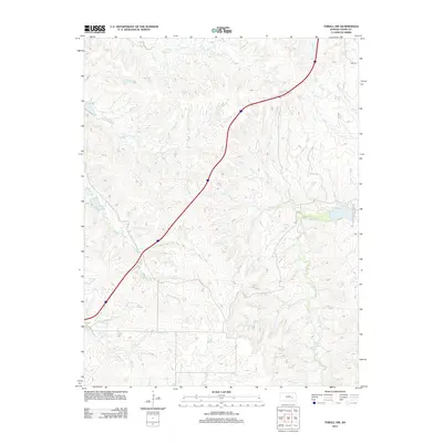 2012 Map of Thrall NW, 2012 Print