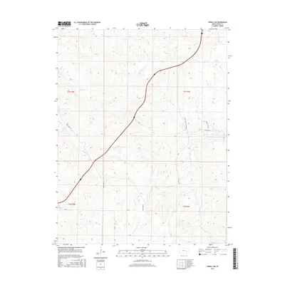 2015 Map of Thrall NW, 2015 Print