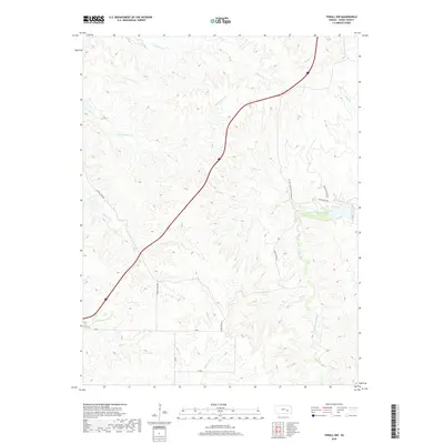 2018 Map of Thrall NW, 2018 Print