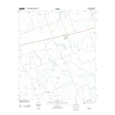 2012 Map of Thrall, 2012 Print