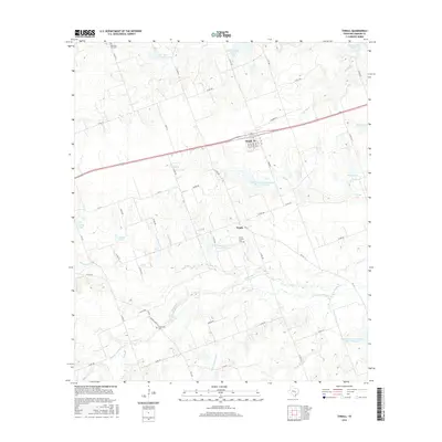 2016 Map of Thrall, 2016 Print