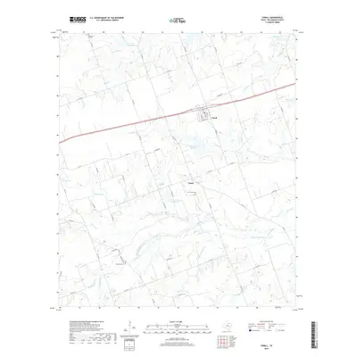 2019 Map of Thrall, 2019 Print