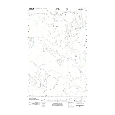 2011 Map of Thrapp Mountain, 2011 Print