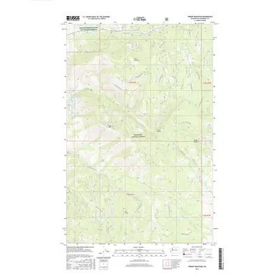 2017 Map of Thrapp Mountain, 2017 Print