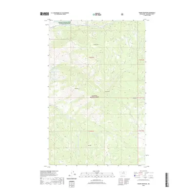 2020 Map of Thrapp Mountain, 2020 Print