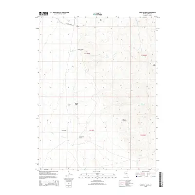 2014 Map of Three Bar Ranch, 2014 Print