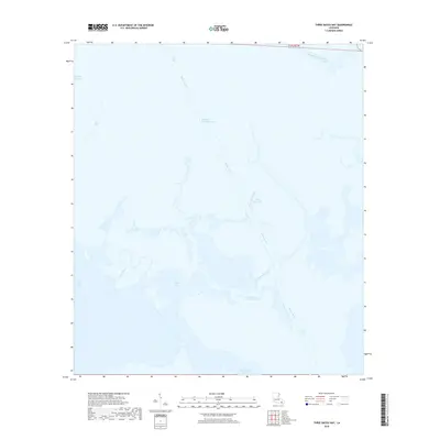 2018 Map of Three Bayou Bay, 2018 Print
