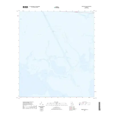 2020 Map of Three Bayou Bay, 2020 Print