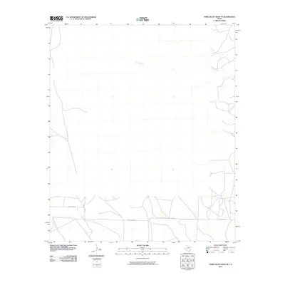 2010 Map of Three Bluff Draw NE, 2010 Print