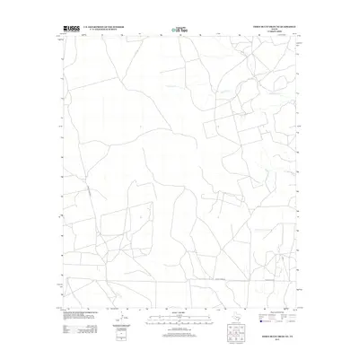 2012 Map of Three Bluff Draw NE, 2012 Print