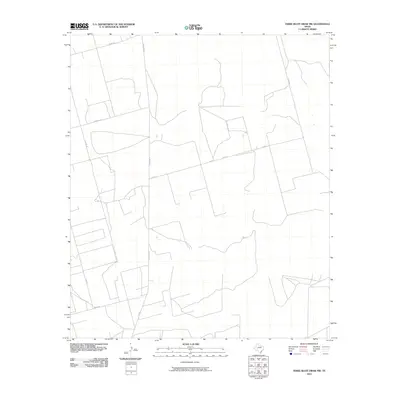 2010 Map of Three Bluff Draw NW, 2010 Print