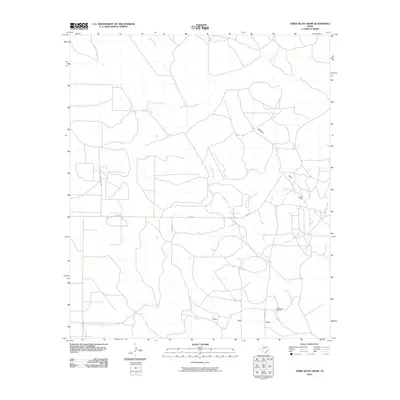 2010 Map of Three Bluff Draw, 2010 Print