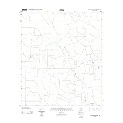 2012 Map of Three Bluff Draw, 2012 Print