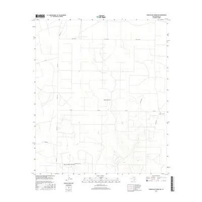 2016 Map of Three Bluff Draw SW, 2016 Print
