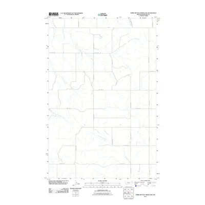 2011 Map of Three Buttes Creek East, 2011 Print