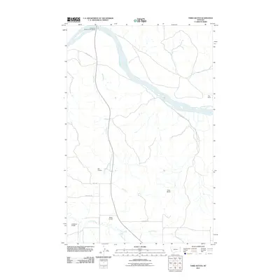 2011 Map of Three Buttes, 2011 Print